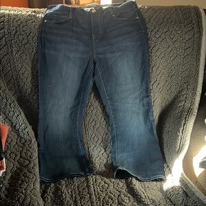 Liverpool Blue Flare Wide Leg Jeans